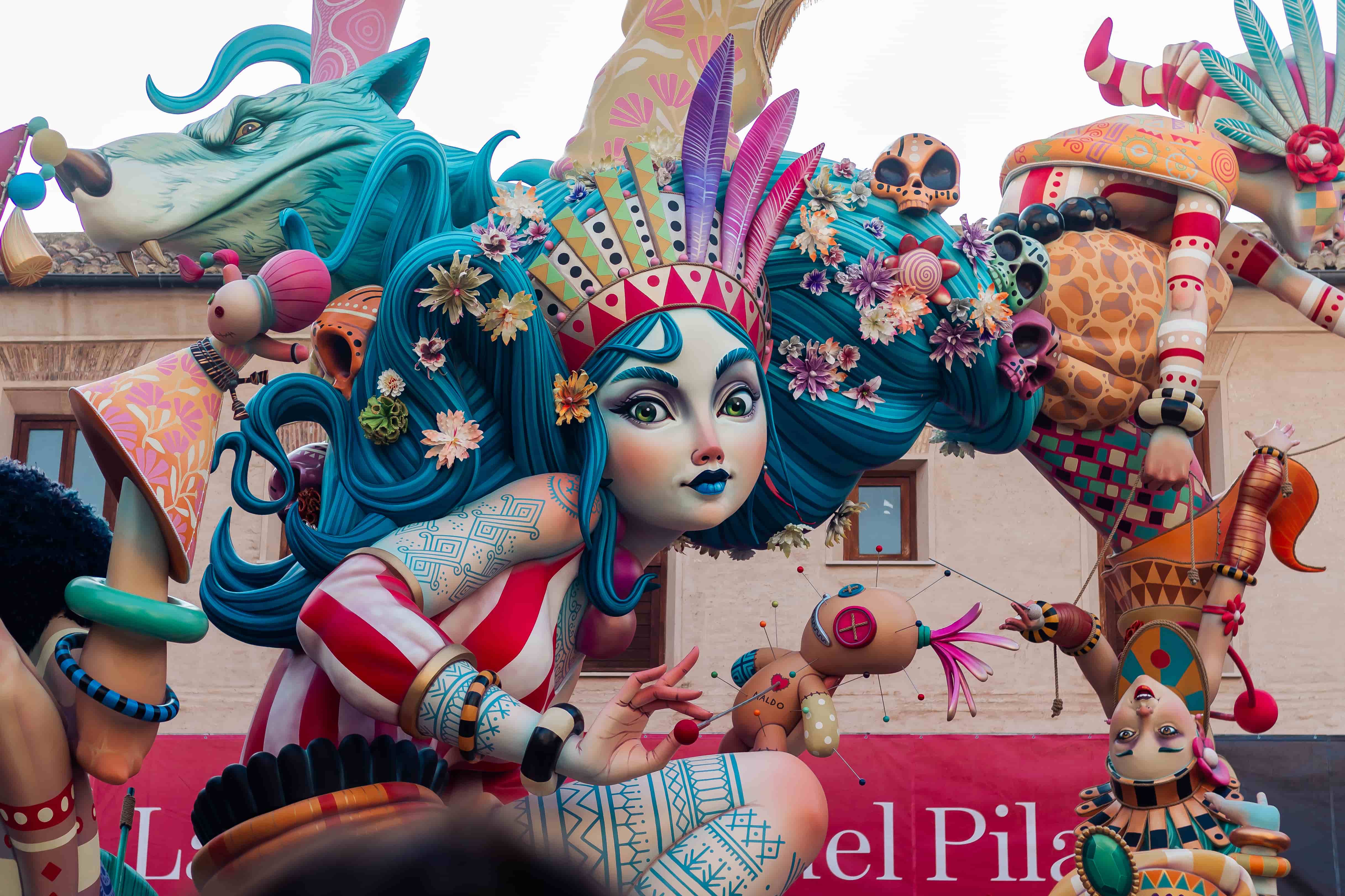 Fotografía de las Fallas Valencianas